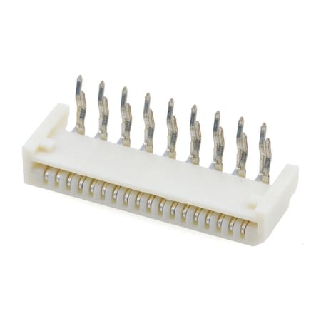Molex Ffc/Fpc Connector, 18 Contact(S), 1 Row(S), Female, Right Angle, 0.039 Inch Pitch, Solder Terminal,  528071810